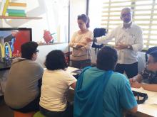 Allievi del corso FAL aiutante ufficio marketing e comunicazione in gita al McDonald's di S.Vittoria d'Alba